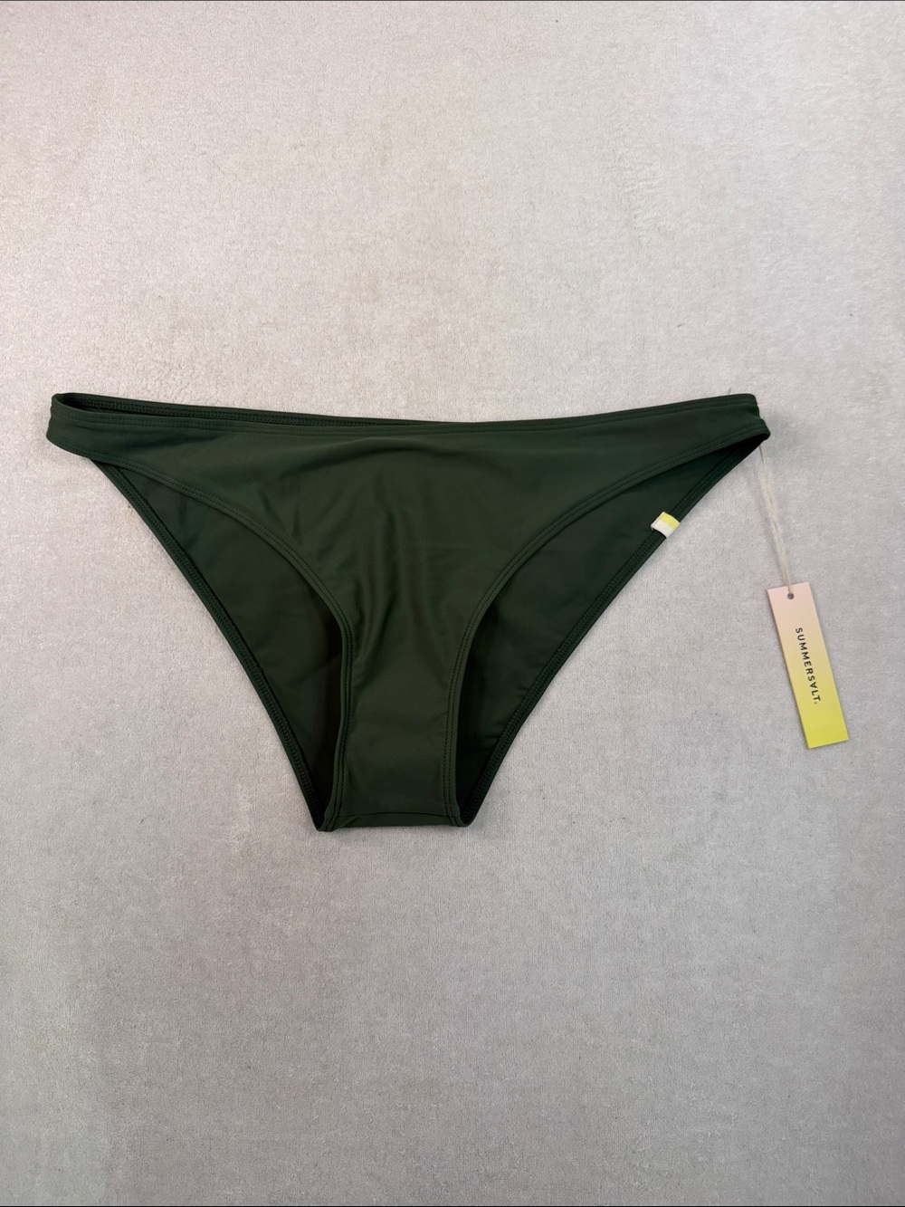 Summersalt The Low Rise Bikini Bottom in Olive